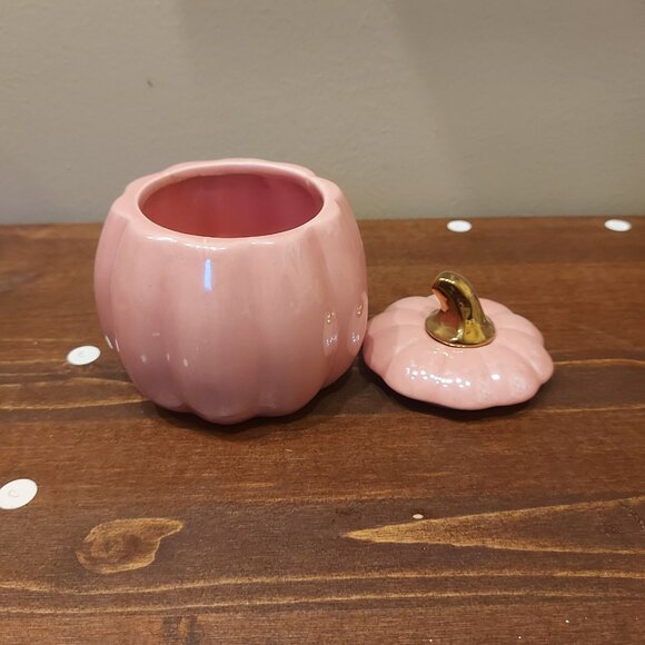 Charmed Aroma Pink Pumpkin Candle Holder - Picture 3 of 6